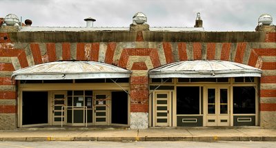 Old theater in West ,Texas