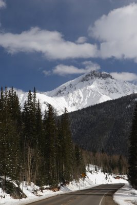 Spring Drive after a fresh snow.