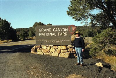 Entrance to Grand Canyon NP, Arizona