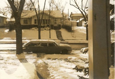 18Jan67 Montana our car infront of our home