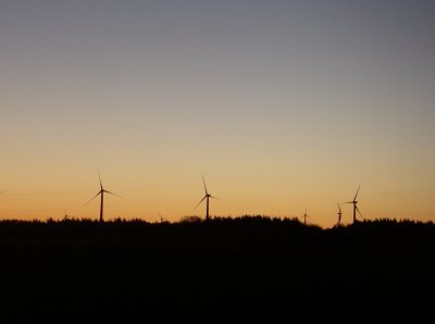 Éoliennes, Baie-des-Sables