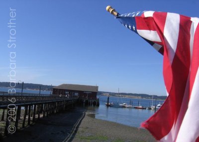 Penn Cove Pier Flag.JPG