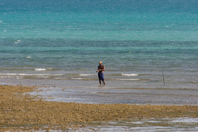 Fisherman at the beach