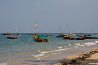 Boats at Fumba beach
