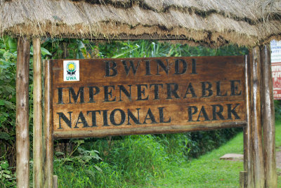 Entrance to Bwindi Impenetrable National Park
