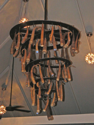 Penis gourd chandelier