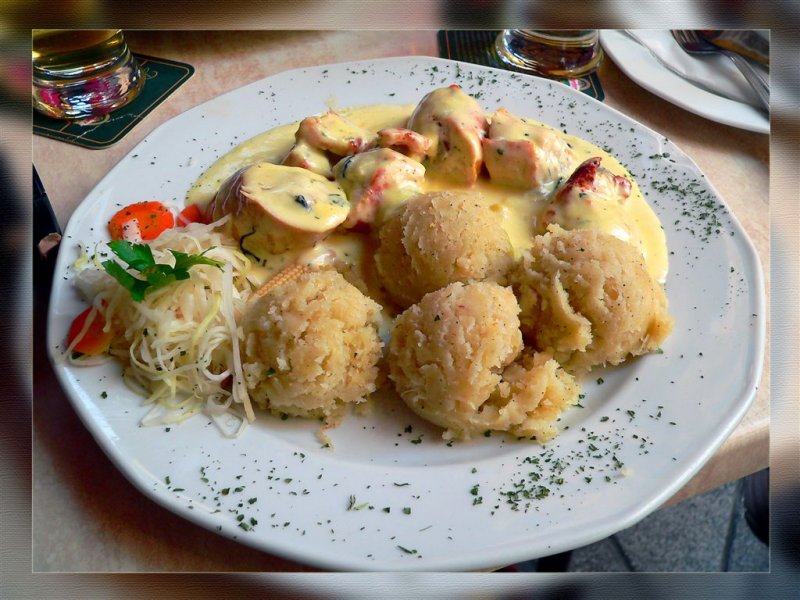 Atlantic Escallops With Mexican Yucca Puree , Holy Shit !!! Munich, Germany