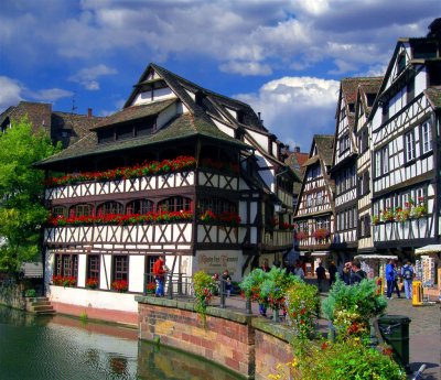 Medieval Houses in Strasburg, France