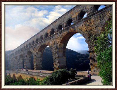 Pont-Du-Gard,- 2500 Year Old Roman Aqueduct