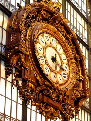 Grand Horloge In Musee D'Orsay