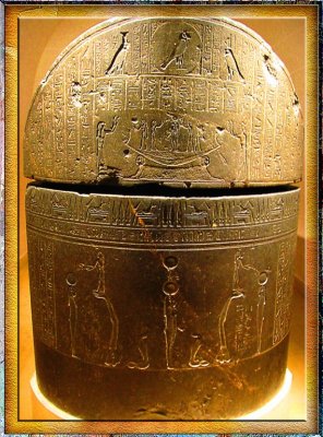 Egyptian Sarcophagus In Louvre, Paris