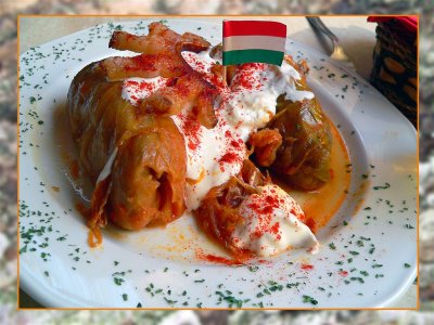 Knockout Cabbage Rolls, Budapest, Hungary