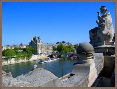 Louvre From Orsay, Paris