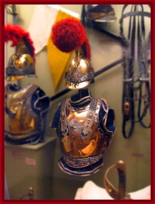 Cuirassier Armor Of Napoleon's Army In Invalides, Paris
