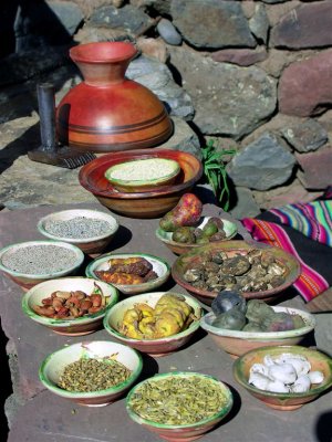 Daily Food Of Aymara Family, Sillustani