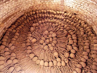 Catacombs In St. Francisco Cathedral, Lima