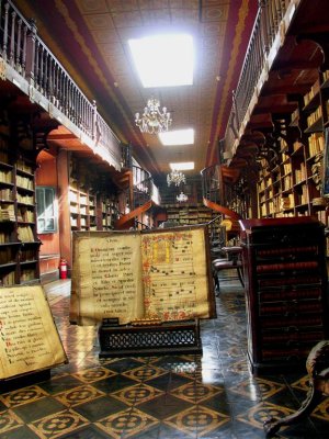 Medieval Library Of St. Francisco Cathedral, Lima