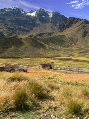 Abandoned Train Station In Andes, Puno