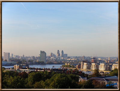 Distant View of London City