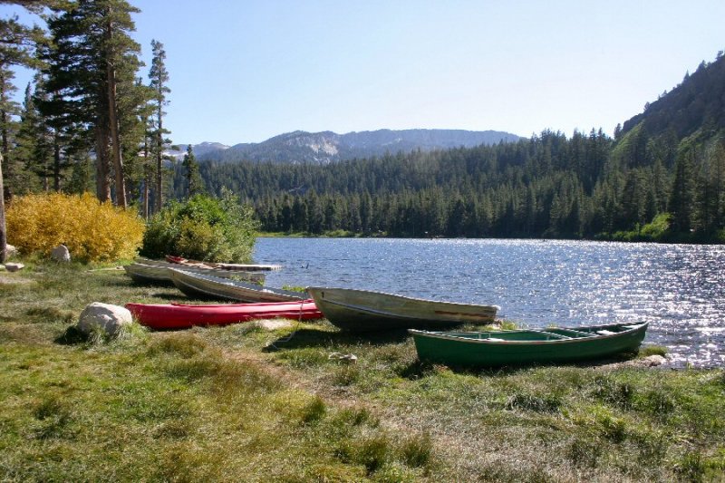 Boats on Twin Lakes - 2006