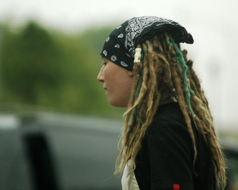 Woman with Dreadlocks