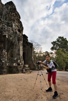 Startled at Angkor Thom