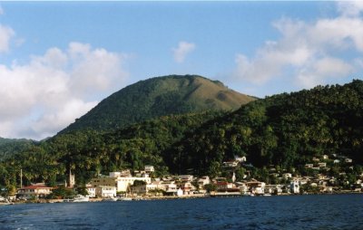 Trip to the nearby town - Soufriere