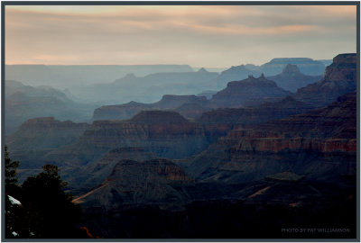 Dusk Grand Canyon South Rim