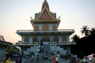 Close-up of the temple.