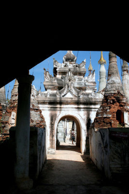  A passageway through the main pagoda.