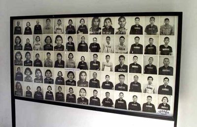 Photo of some of the victims of Toul Sleng.