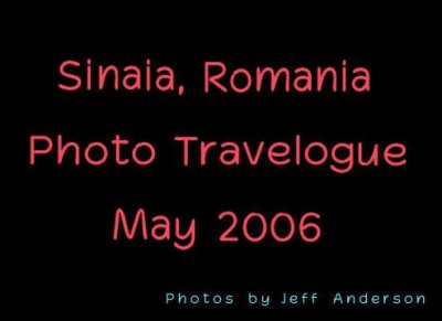 Sinaia, Romania cover page.