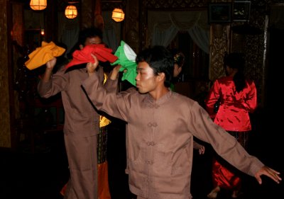 The performers consisted of the hotel staff.
