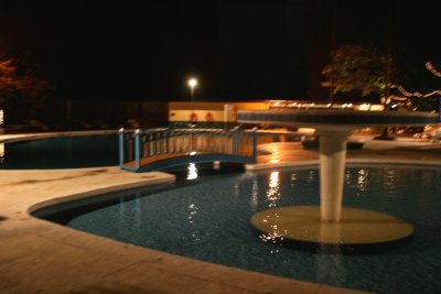 I used the pool in the evening when nobody else was there.