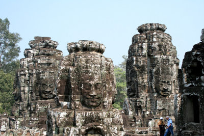 Everywhere you look in the Bayon Temple, there are more wonderful faces.