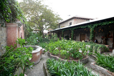 Some gardens inside the convent which is now a hotel.