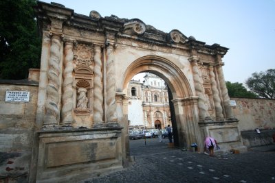 Arched entrance of San Francisco Church.