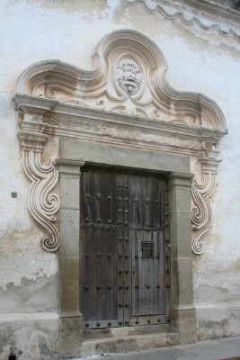 An impressive doorway in Antigua.