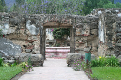 Front entrance of the convent of Santa Clara founded by nuns from Pueblo, Mexico in 1699.
