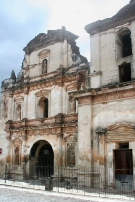 Side view of St. Augustin monastery and church built by the Augustinians in the early 1600's.