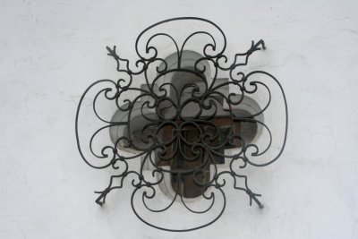 This wonderful ironwork covering this interesting window was also on Calle de la Concepcion.