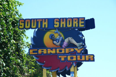 The driver took me to the South Shore Canopy Tour.