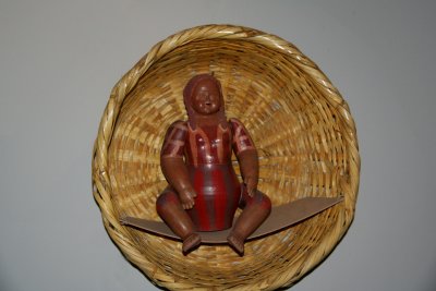 Typical Nicaraguan artwork on display in the National Museum.