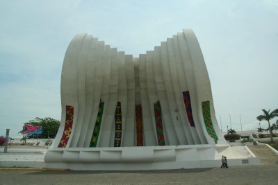 Acoustical shell used for concerts in Managua.