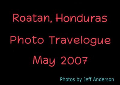 Roatn, Honduras cover page.