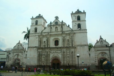 Faade of St. Michael's Cathedral.  It was built in 1756.