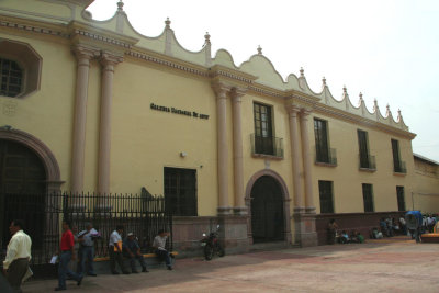 Faade of the National Gallery of Art in Tegucigalpa.