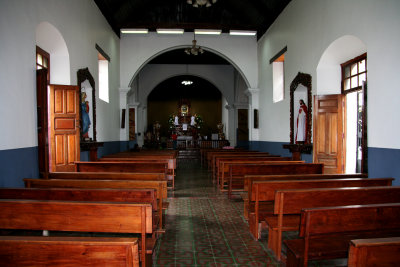 Interior of the Chapel of Suyapa.