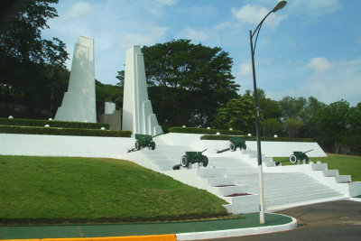 War memorial on a hill (below Tiscapa Park) in Managua.