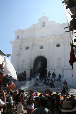 Each of the 18 steps that lead up to the church stands for a month of the Mayan calendar year.
